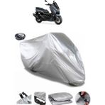 Coverplus Yamaha Nmax 155 Arka Çanta Uyumlu Su Geçirmez Gri Motosiklet Brandası