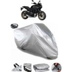 Coverplus Yamaha Tracer 700 Arka Çanta Uyumlu Su Geçirmez Gri Motosiklet Brandası