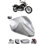Coverplus Yamaha Virago XV 250 Arka Çanta Uyumlu Su Geçirmez Gri Motosiklet Brandası