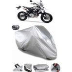 Coverplus Yamaha WR 125 R Arka Çanta Uyumlu Su Geçirmez Gri Motosiklet Brandası