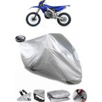 Coverplus Yamaha WR 250 F Arka Çanta Uyumlu Su Geçirmez Gri Motosiklet Brandası