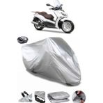 Coverplus Yamaha X-City 250 Arka Çanta Uyumlu Su Geçirmez Gri Motosiklet Brandası