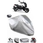 Coverplus Yamaha X-Max 250 Tech Max Arka Çanta Uyumlu Su Geçirmez Gri Motosiklet Brandası