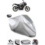 Coverplus Yamaha XSR 700 Arka Çanta Uyumlu Su Geçirmez Gri Motosiklet Brandası