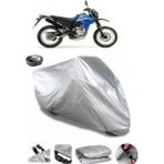 Coverplus Yamaha XT 125 R Arka Çanta Uyumlu Su Geçirmez Gri Motosiklet Brandası