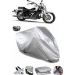 Coverplus Yamaha XVS 250 Drag Star Arka Çanta Uyumlu Su Geçirmez Gri Motosiklet Brandası