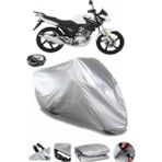 Coverplus Yamaha YBR 125 Arka Çanta Uyumlu Su Geçirmez Gri Motosiklet Brandası