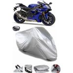 Coverplus Yamaha YZF R1 Arka Çanta Uyumlu Su Geçirmez Gri Motosiklet Brandası