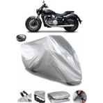Coverplus Yuki Benda Rock 250 Arka Çanta Uyumlu Su Geçirmez Gri Motosiklet Brandası
