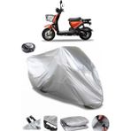 Coverplus Yuki QM50QT-6E Snoopy Arka Çanta Uyumlu Su Geçirmez Gri Motosiklet Branda
