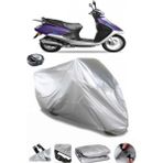 Coverplus Yuki TK50Q3 Picasso 50 Arka Çanta Uyumlu Su Geçirmez Gri Motosiklet Brandası