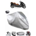 Coverplus Yuki YB250ZKT Optimus Arka Çanta Uyumlu Su Geçirmez Gri Motosiklet Brandası