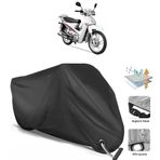 Coverplus Yuki YK-100-7A Gusto Siyah Motosiklet Branda