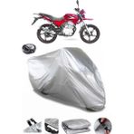 Coverplus Yuki YK 150-9 Goldfox Arka Çanta Uyumlu Su Geçirmez Gri Motosiklet Brandası
