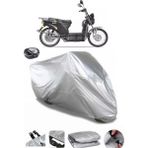 Coverplus Yuki YK-22 Rüzgar Elektrikli Arka Çanta Uyumlu Su Geçirmez Gri Motosiklet Brandası