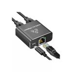 Coverzone 1 Gigabit Ethernet Anahtarı 2 Bağlantı Noktalı 1000Mbps, Rj45 1 İla 2 Ethernet Splitter Zr861