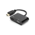 Coverzone 1080P 2İn1 Hd'Den Vga Hdmi To Vga Dönüştürücü Projeksiyon Hd Ürünleri Vga Ürünlerini Bağlama Zr724