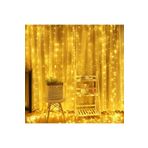 Coverzone 2 X 2 Metre 12 Saçak 180 Led Işık Zinciri Dekoratif Fişli Aydınlatma Ev Dekorasyonu Salon Süsleme