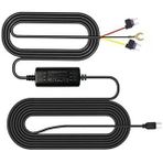 Coverzone 3 Metre Type-C Araba Hardwire Güç Kablosu 12/24V-5V Dönüştürücü – Otomobil Uyumlu Sürekli Güç Kaynağı, Park Modu Destekli Düşük Voltaj Korumalı Gizli Montaj Step-Down Kablo