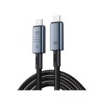 Coverzone 40Gbps 240W 4.0 Thunderbolt Type-C to Type-C Şarj Data ve 8K 60Hz Görüntü Aktarım Kablosu 50cm ZR848