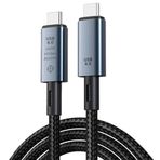 Coverzone 40Gbps 240W 4.0 Thunderbolt Type-C to Type-C Şarj, Data ve 8K 60Hz Görüntü Aktarım Kablosu Tip C 1.5 Metre ZR851