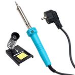Coverzone 40W Kalem Havya ve Sehpa Stand Seti | 480°C Maksimum Sıcaklık, Paslanmaz Çelik Gövde, Isı Yalıtımlı Lehimleme Seti WN-3010-1176