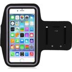 Coverzone 5.5 Inch Universal Cep Telefonu Kılıf Kol Bandı Neopren Kumaş Siyah