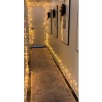 Coverzone 50 Metre Fişli Sarı Led Işık Noel Yılbaşı Ağacı Işığı Led Ampül Çam Ağacı Balkon Merdiven Salon Yada Oda Süslemelerinde Kullanıma Uygun 220v Prizden Enerjisini Alır (50 Metre)