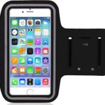 Coverzone 6.3 Inch Universal Cep Telefonu Kılıf Kol Bandı Neopren Kumaş Siyah