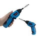 Coverzone 6V Şarjlı Elektrikli Tornavida Seti | 180 RPM Güçlü Vidalama, LED Aydınlatmalı, Katlanabilir Ergonomik Gövde, İleri-Geri Ayarlı Çok Amaçlı Vidalama | 615