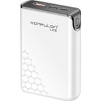CoverZone A6Q Konfulon Mini 10.000 mAh 22.5W PD20W Type-C Input ve Output Beyaz Powerbank