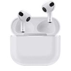 Coverzone Airpods 3 İle Uyumlu Kulaklık Koruyucu MDL04 İnce Silikon Slim Kapak Kılıf Beyaz