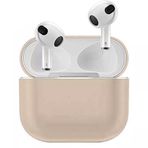 Coverzone Airpods 3 İle Uyumlu Kulaklık Koruyucu MDL04 İnce Silikon Slim Kapak Kılıf Kum Pembe
