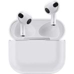 Coverzone Airpods 3 Kulaklık Koruyucu MDL04 Ince Silikon Slim Kapak Kılıf Beyaz