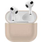 Coverzone Airpods 3 Kulaklık Koruyucu MDL04 Ince Silikon Slim Kapak Kılıf Kum Pembe - Kum Pembesi