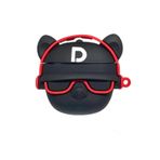 Coverzone AirPods ile uyumlu 4.Nesil True Wireless Earbuds Sert Kulaklık Kılıfı Yumuşak Soft Dokunuş Karakter Görünümlü Cartoon Kılıf (Red Dog, AirPods 4.Nesil)