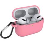Coverzone Airpods Pro Kılıf Mat Darbe Emici Profesyonel Termoplastik Kancalı Pembe