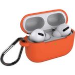 Coverzone Airpods Pro Kılıf Mat Darbe Emici Profesyonel Termoplastik Kancalı Turuncu