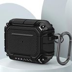 Coverzone Airpods Pro/Airpods Pro 2 ve Airpods 3.Nesil ile uyumlu Kulaklık Kılıf Dayanıklı Dizayn Fundamental Toz ve Kirden Koruyan Airpods Serileri uyumlu ile uyumlu Kılıf Siyah