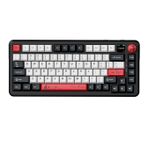 Coverzone Ajazz AK820 Max Plus Mute Switch 3 Modlu Mekanik Oyun Klavyesi - TFT Ekranlı-Ultra Sessiz RGB - Hot Swap - (AK820 Max Plus - Black Red)