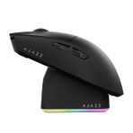 Coverzone Ajazz Kablosuz Oyuncu Mouse PAW3311 Sensör 24000 DPI 1000Hz 2.4G Bluetooth Kablolu Üç Modlu 800mAh RGB Manyetik Şarj Standlı 69g E Spor Fare | AJ139P V3 MC (AJ139P V3 MC - Siyah)