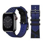 Coverzone Akıllı Saat Kordonu Apple Watch 7 İle Uyumlu 41mm Kayış Renkli Şık Tasarım Ayarlanabilir Kademeli İnaki Metal Alaşım Toka Hasır Kordon Detroit