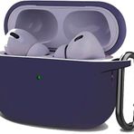 Coverzone Apple Airpods 4 ile uyumlu Kapak 4. Nesil AirP-ods Kılıf 2024 Professional Termoplastik Soft Kancalı Tam Kaplayan Halcyon Kılıf Airpods 4 ile uyumlu Koruma Kabı (Lavanta, AirPods 4. Nesil)