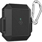 Coverzone Apple Airpods Kılıf Heawy Armor Silikon Siyah