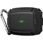 Coverzone Apple Airpods Pro Kılıf Heawy Armor Silikon Siyah