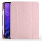 CoverZone Apple iPad 9.7 2017 Tofu Folding Kalem Tutacaklı Standlı Kılıf Gold