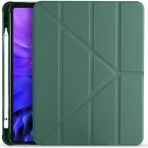 CoverZone Apple iPad 9.7 2017 Tofu Folding Kalem Tutacaklı Standlı Kılıf Yeşil