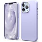 Coverzone Apple iPhone 13 Pro İle Uyumlu Kılıf Tam Koruma Arka Kapak Soft ve Pürüzsüz Dış Yüzey Esnek silikon Bye Arka Kapak (Lila, iPhone 13 Pro)