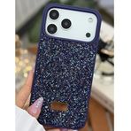 Coverzone Apple İPhone 17 Pro Max ile Uyumlu Elmas Desen Taşlı Kılıf – 2 mm Kamera Çıkıntı Koruma, Işıltılı Lüks Şık Darbe Emici Kapak