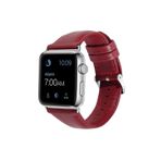 CoverZone Apple Watch 40 mm Kırmızı Deri Kordon